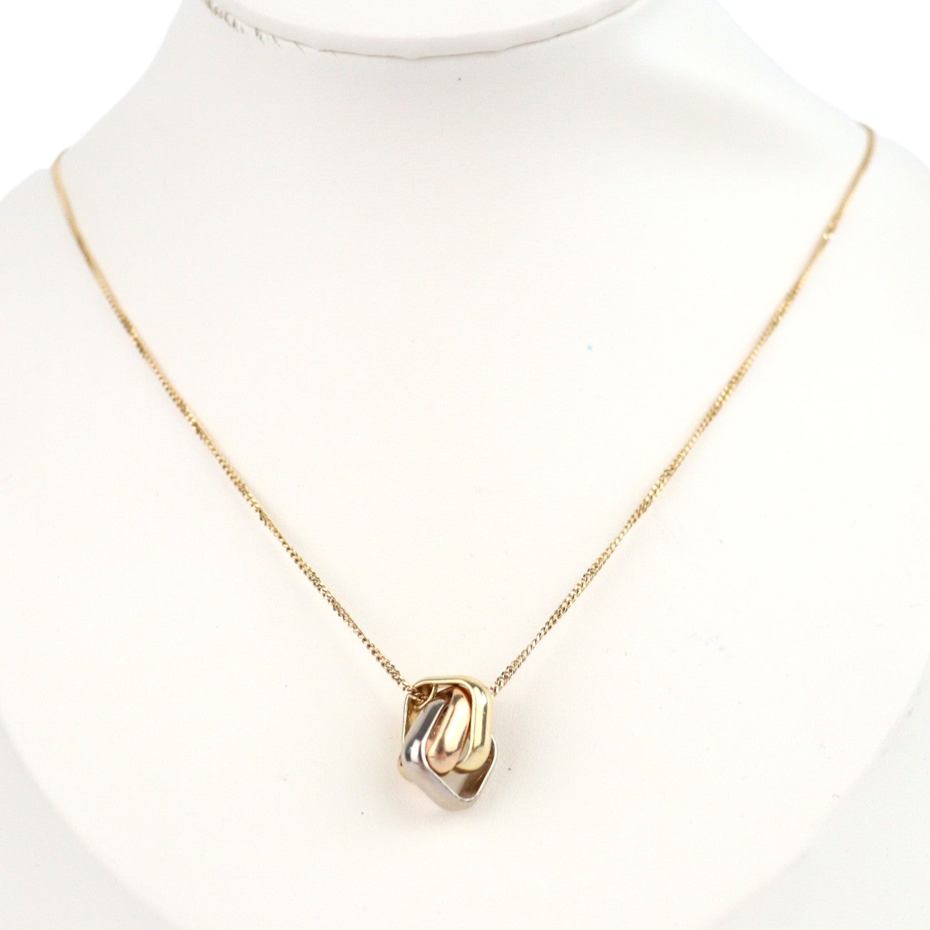 Cartier B7224955 Trinity Cushion-Shaped Necklace 60cm