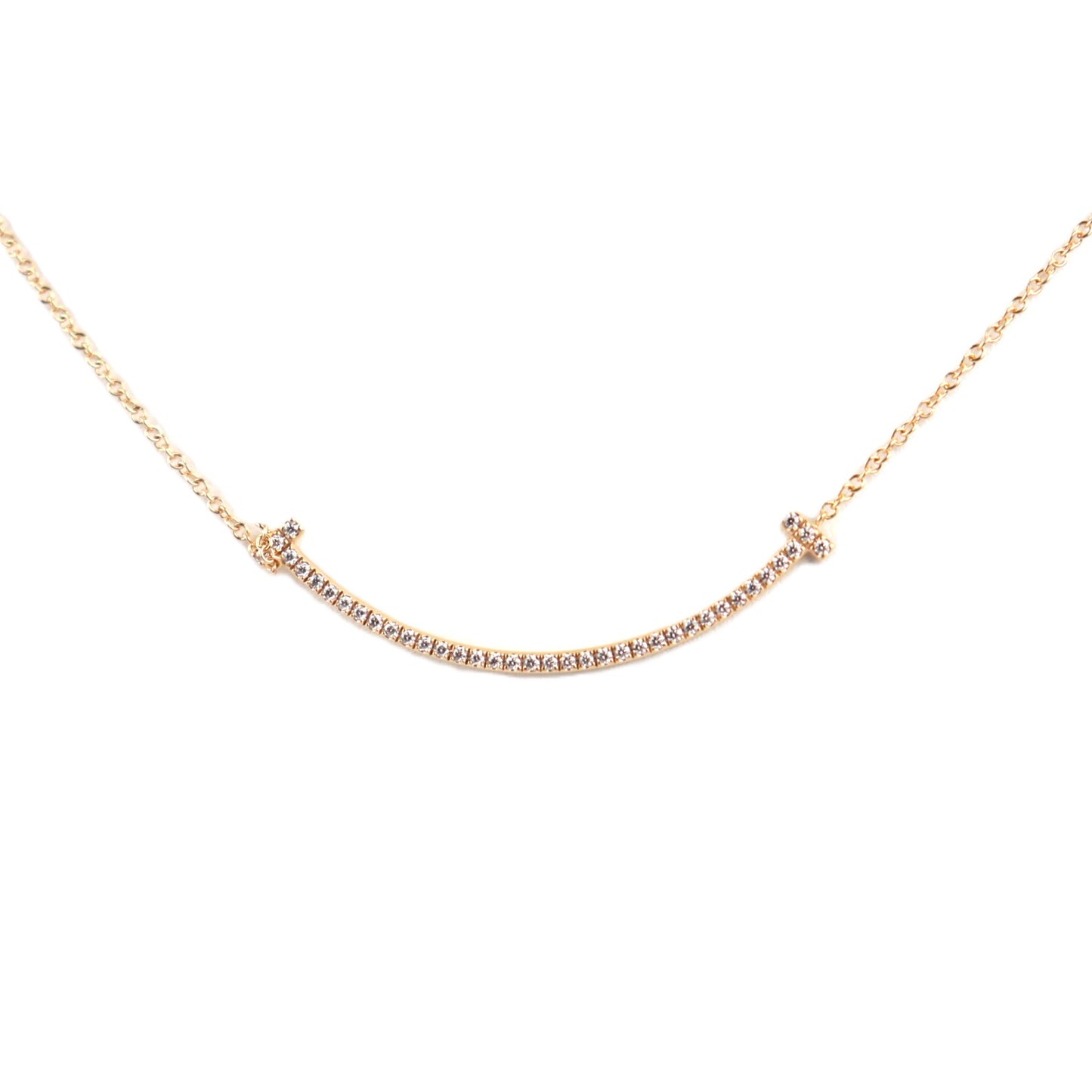 TIFFANY & Co. 63058815 T Smile Small Necklace