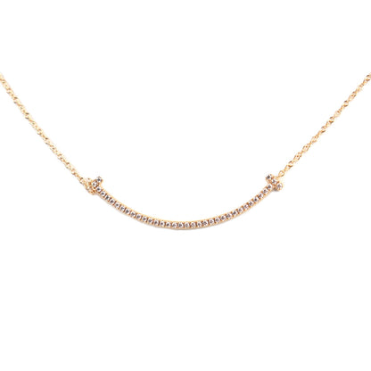 TIFFANY & Co. 63058815 T Smile Small Necklace