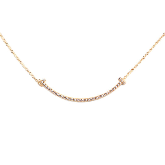 TIFFANY & Co. 63058815 T Smile Small Necklace