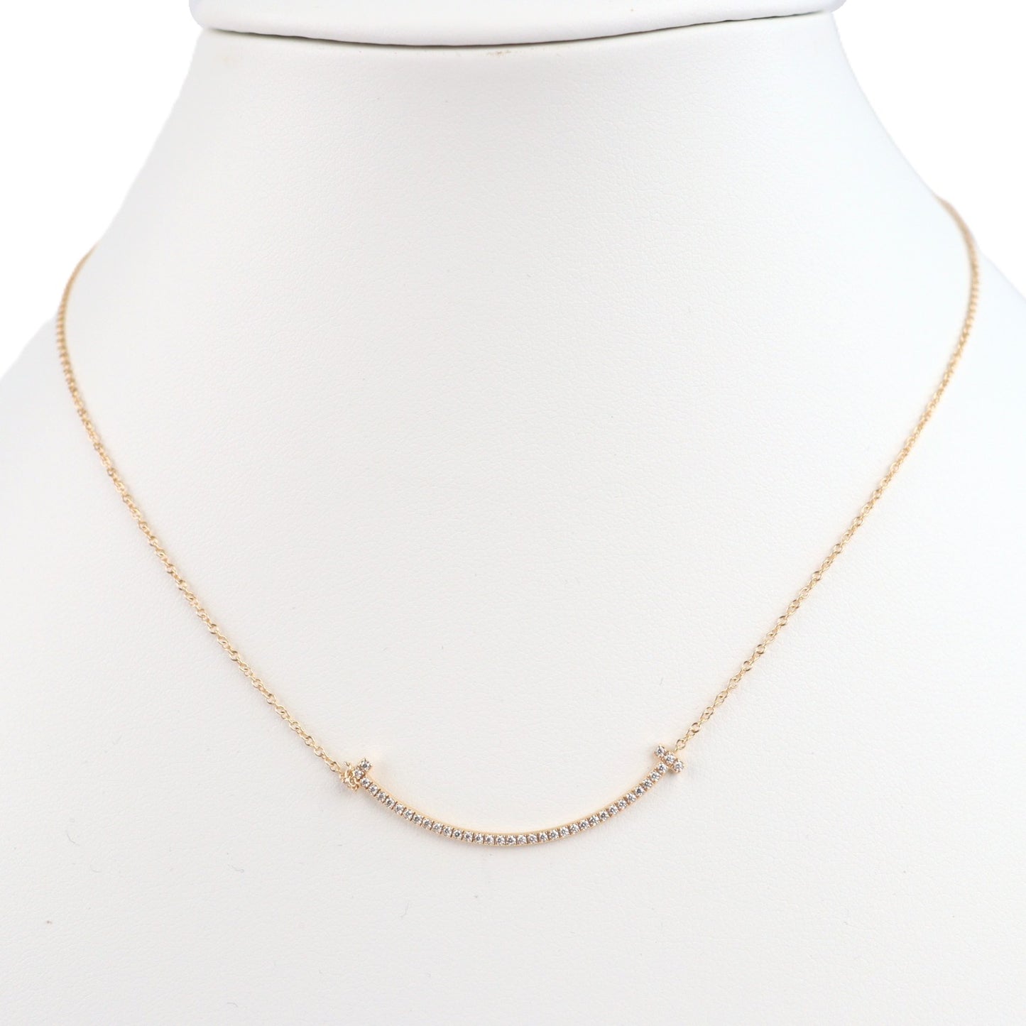 TIFFANY & Co. 63058815 T Smile Small Necklace