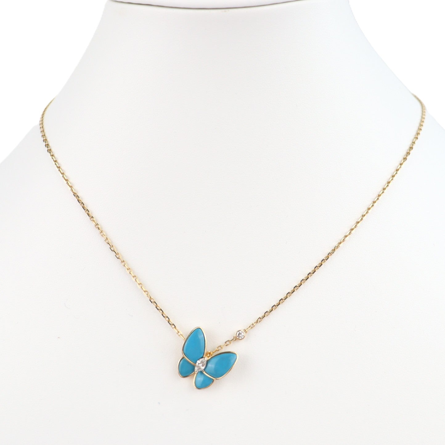 Van Cleef & Arpels VCARP7UP00 Two Butterfly Necklace