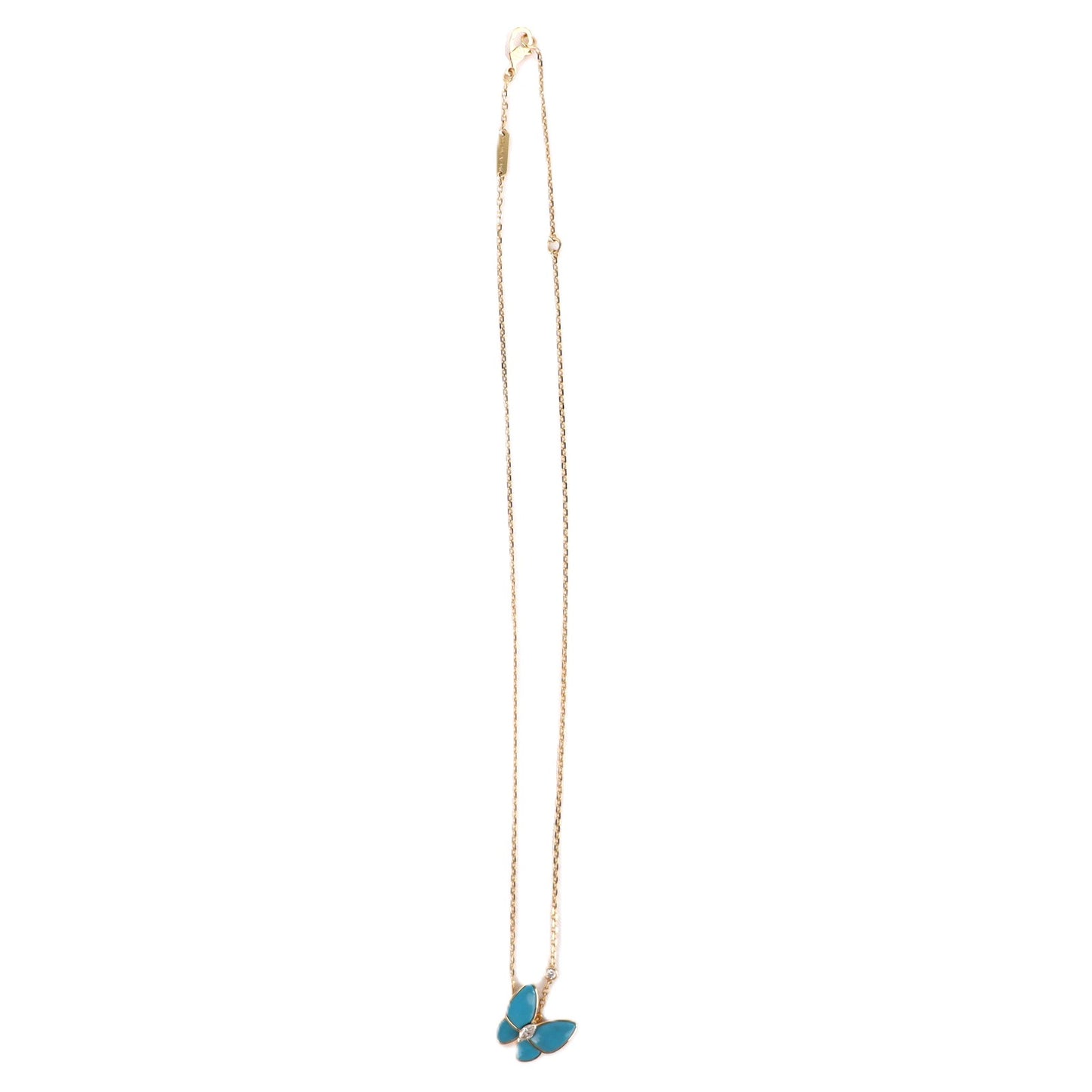 Van Cleef & Arpels VCARP7UP00 Two Butterfly Necklace