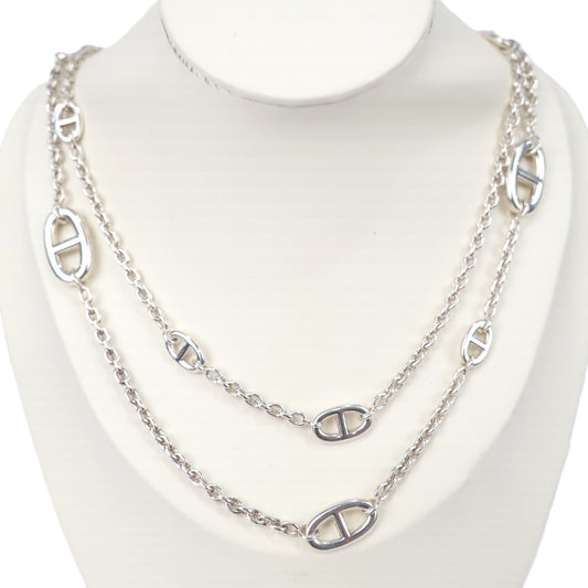 HERMES H104568B Farandole Long 120 Necklace