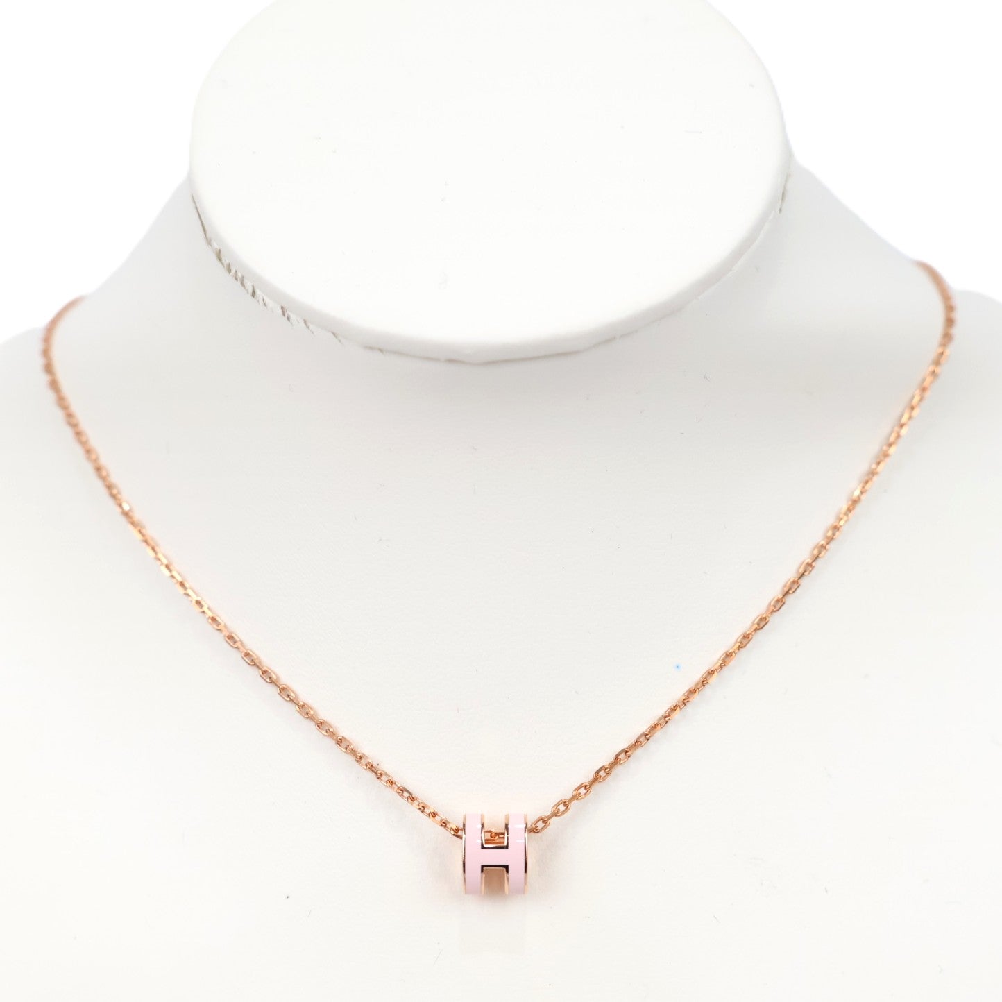 HERMES 147992FO POP H MINI NECKLACE