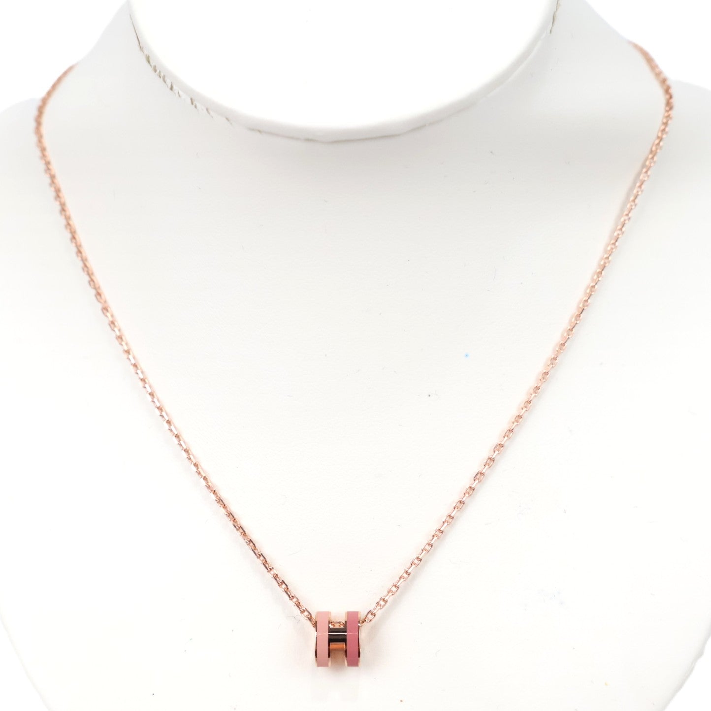 HERMES 100066FO POP H ROCABAR MINI NECKLACE