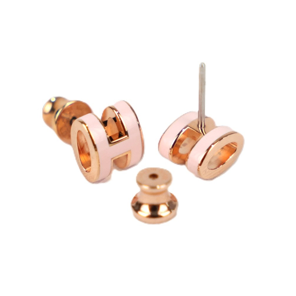HERMES 608002FO POP H MINI EARRINGS