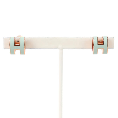 HERMES 608002FO POP H MINI EARRINGS
