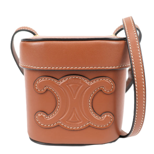 CELINE 199263DU3 BOX CUIR TRIOMPHE SMALL MINI BAG