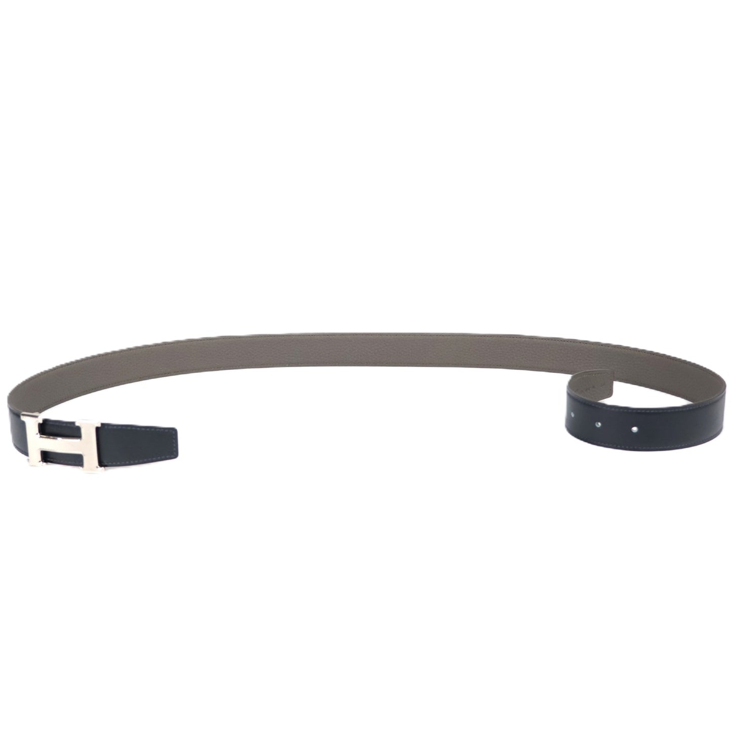 HERMES 064540CK+073967CA CEINTURE5382 GUILLOCHE 95 BELT