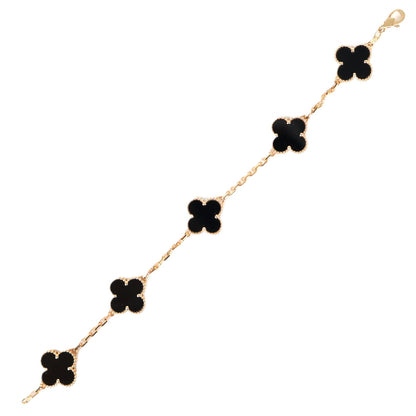 Van Cleef ＆ Arpels VCARA41300 Vintage Alhambra 5-Motifs Bracelet