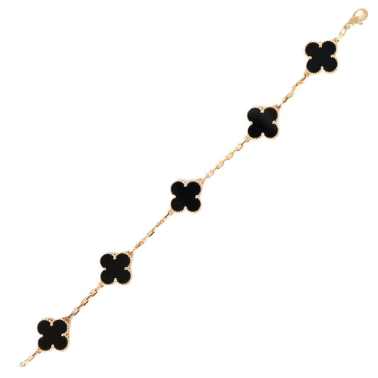 Van Cleef ＆ Arpels VCARA41300 Vintage Alhambra 5-Motifs Bracelet
