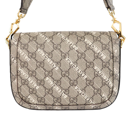 GUCCI 658574 HORSEBIT X BALENCIAGA SHOULDER BAG