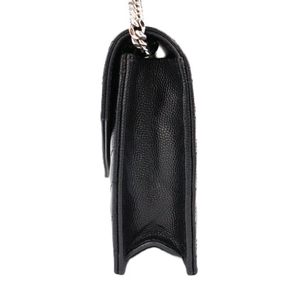SAINT LAURENT 393953 BOW02 CASSANDRE WALLET ON CHAIN