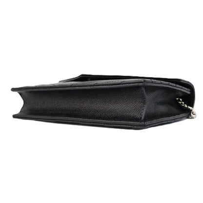 SAINT LAURENT 393953 BOW02 CASSANDRE WALLET ON CHAIN