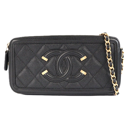 CHANEL 84450 CC FILIGREE WALLET ON CHAIN