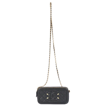 CHANEL 84450 CC FILIGREE WALLET ON CHAIN