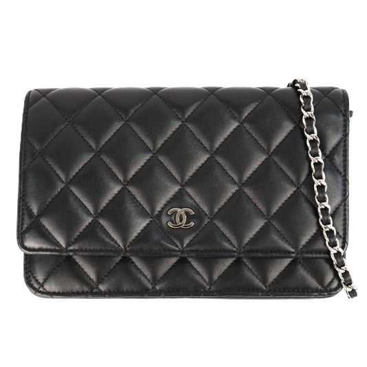 CHANEL 33814 CLASSIC FLAP WALLET ON CHAIN