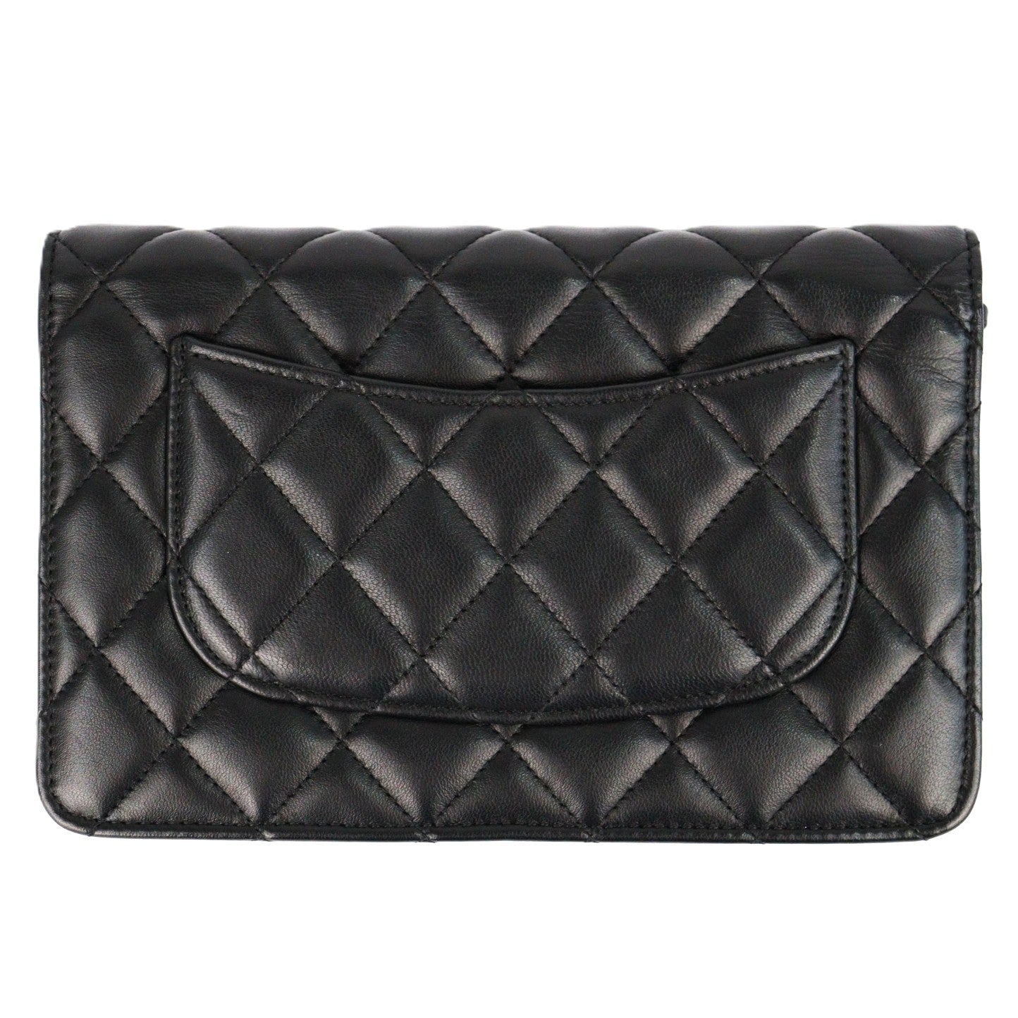 CHANEL 33814 CLASSIC FLAP WALLET ON CHAIN