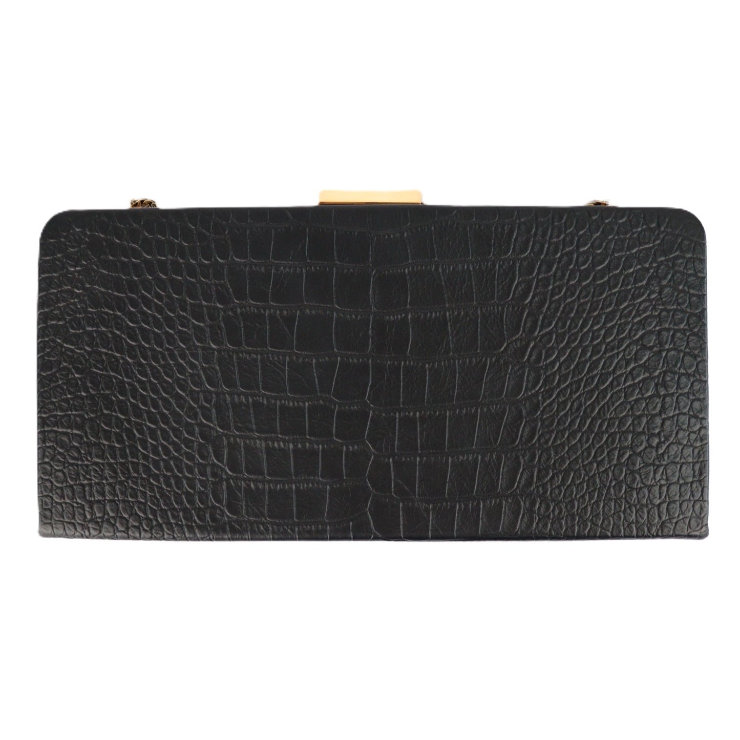 SAINT LAURENT 593017 1K00W MIDNIGHT CLUTCH BAG