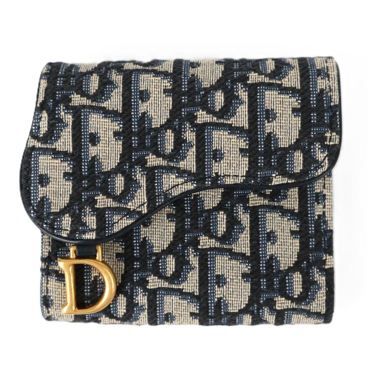 DIOR S5652CTZQ SADDLE LOTUS WALLET