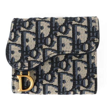 DIOR S5652CTZQ SADDLE LOTUS WALLET
