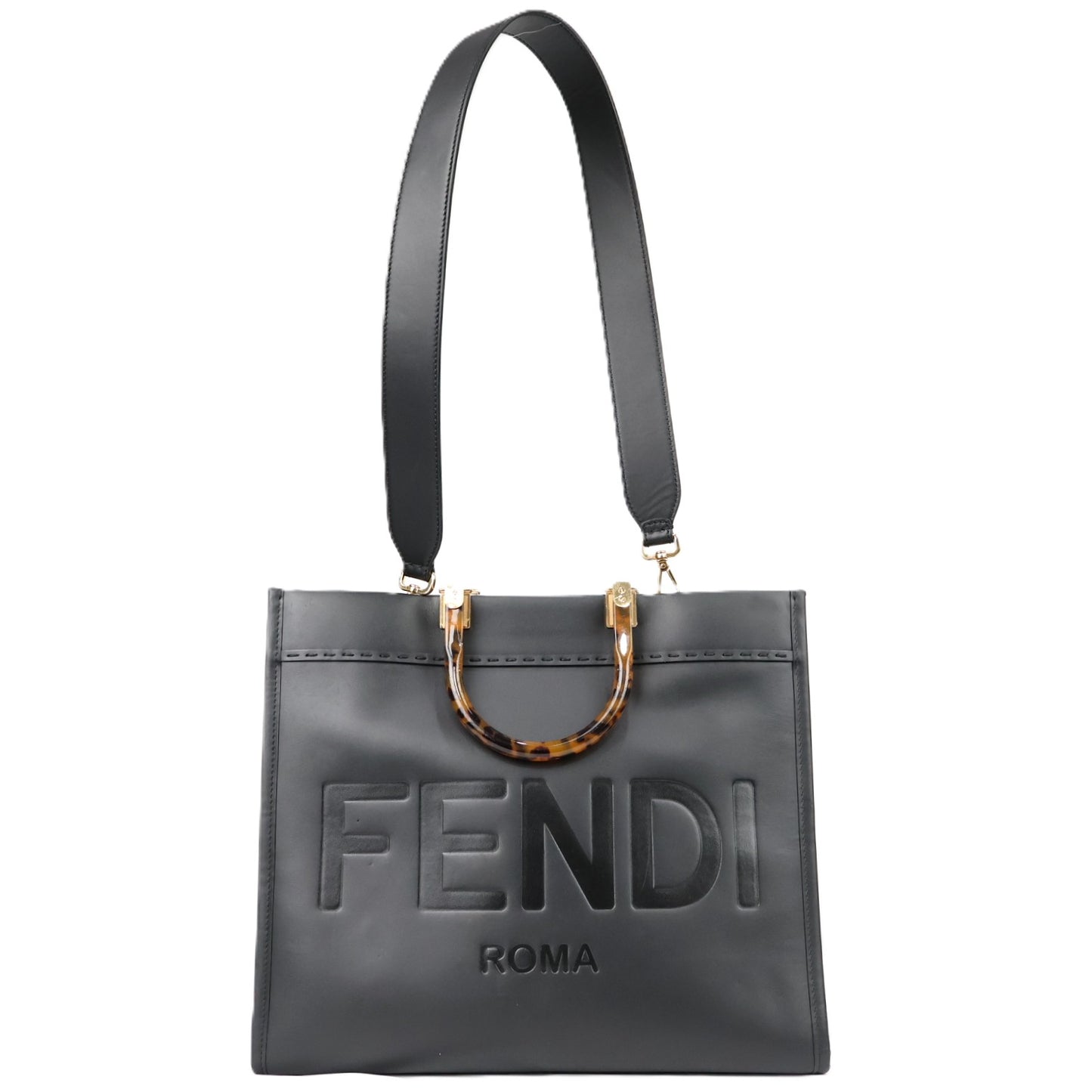 FENDI 8BH386 ABVL SUNSHINE MEDIUM HANDBAG