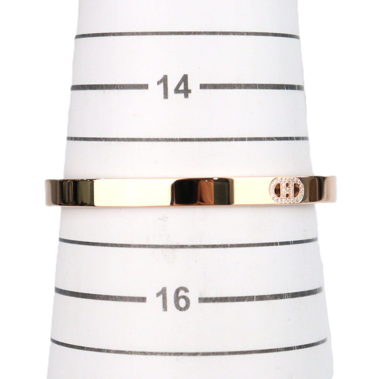 HERMES H115400B H d'Ancre Small Model Bracelet #SH