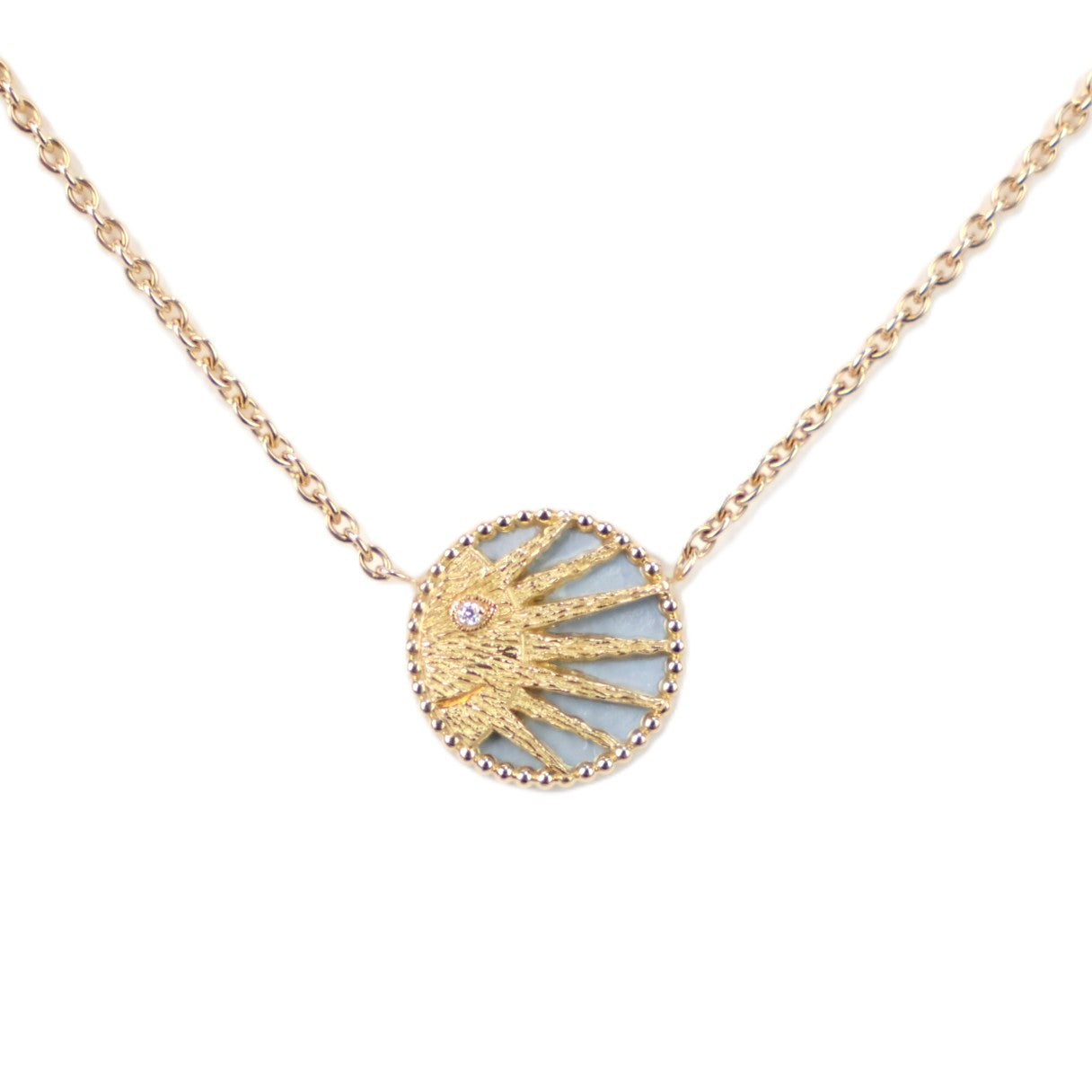 DIOR JSAM95002 Rose Celeste Necklace