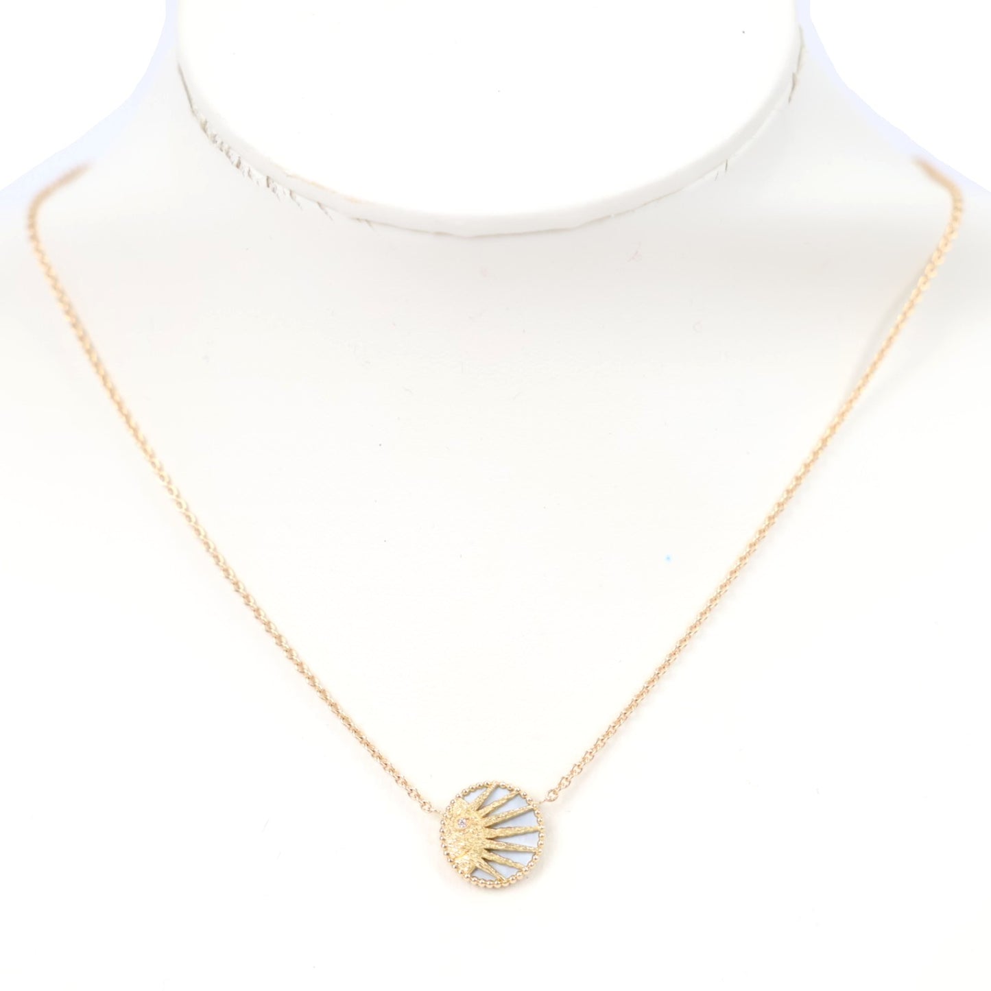 DIOR JSAM95002 Rose Celeste Necklace