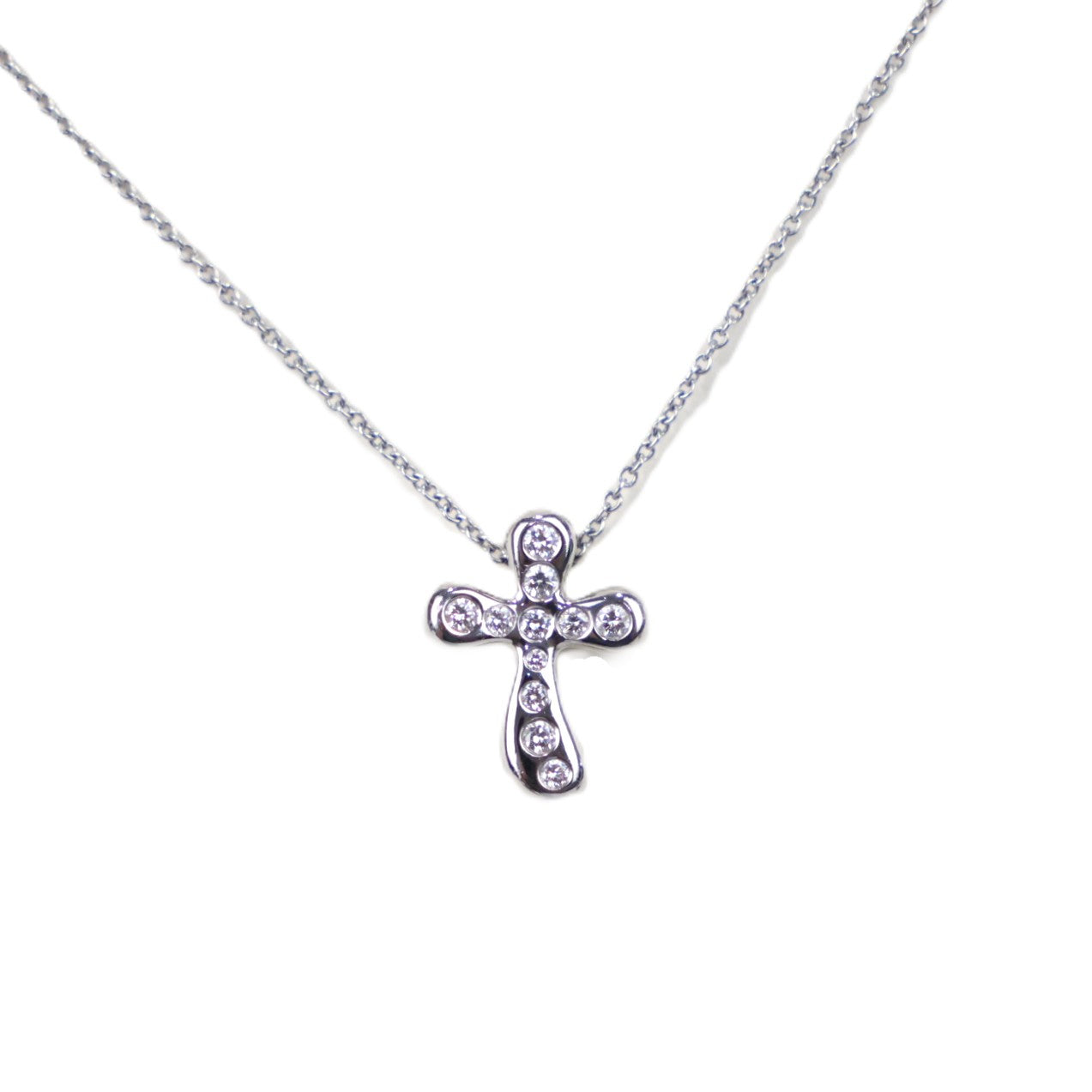 TIFFANY & Co. Elsa Peretti Cross Necklace