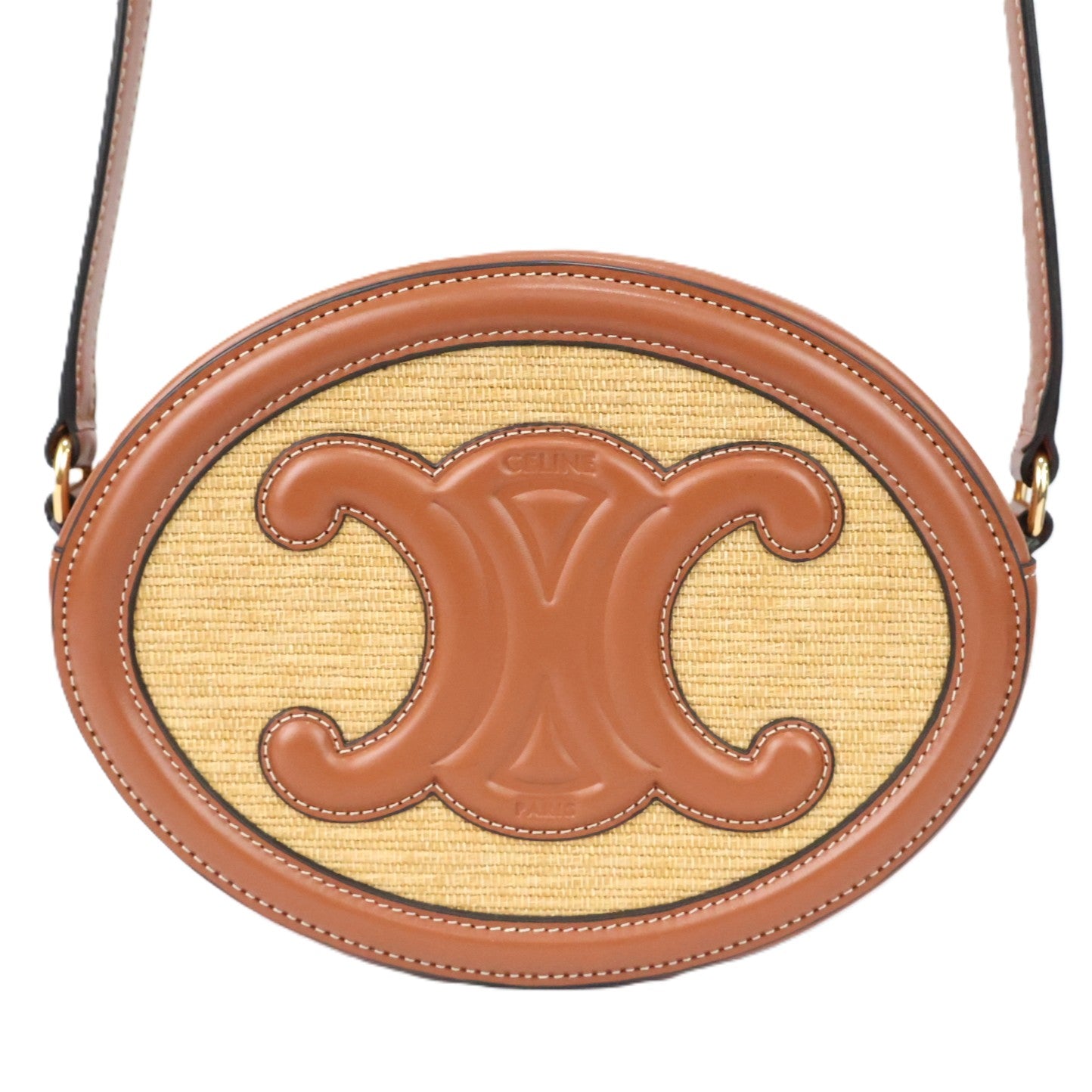 CELINE 198602DU8 OVAL PURSE CROSSBODY BAG
