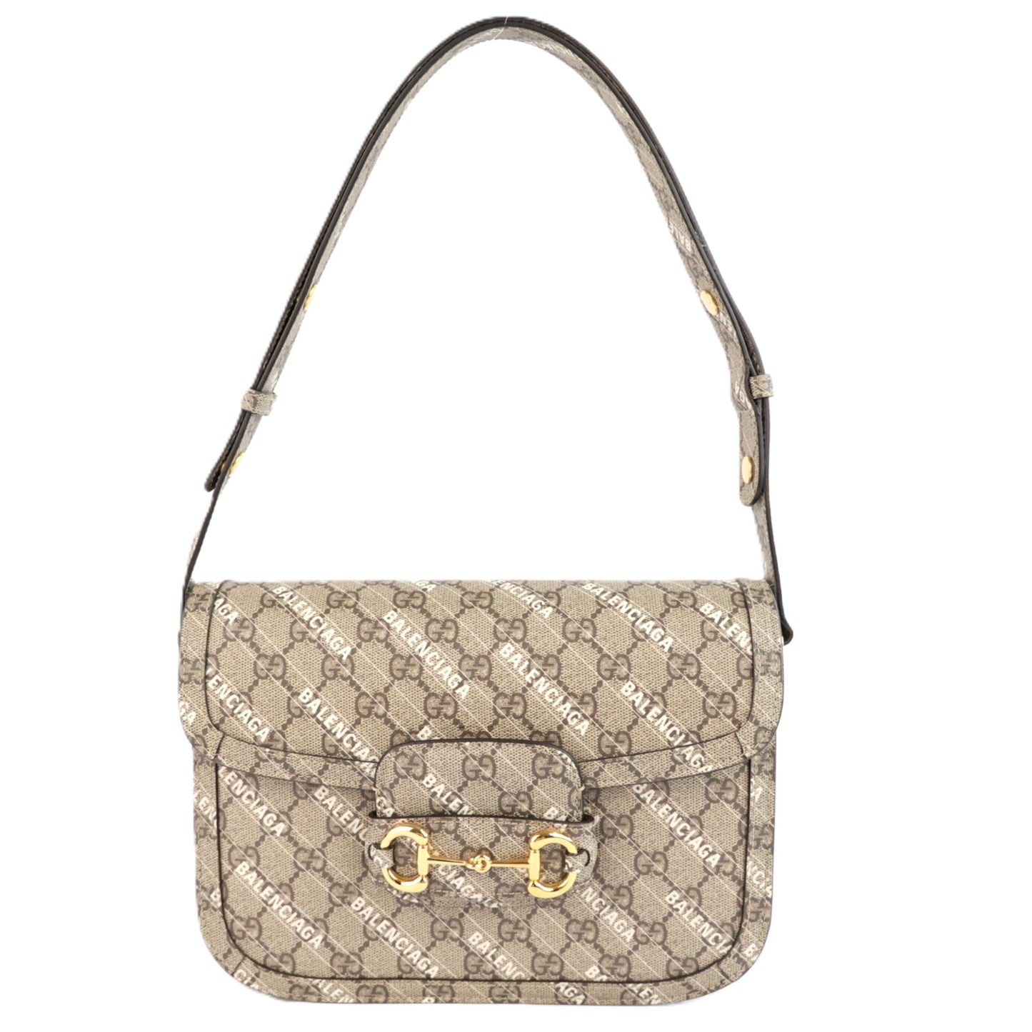 GUCCI X BALENCIAGA 602204 ULZAG GUCCI HORSEBIT 1955 SHOULDER BAG