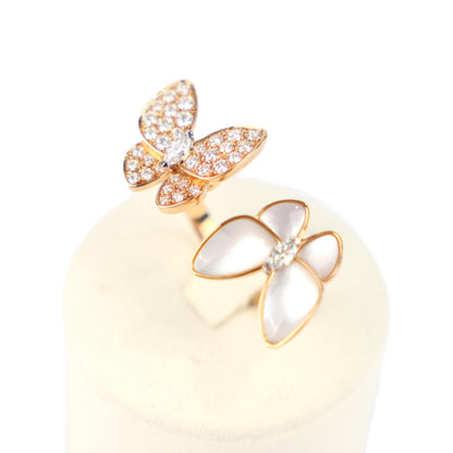 Van Cleef & Arpels VCARO7AL53 Two Butterfly Between the Finger #53 Ring