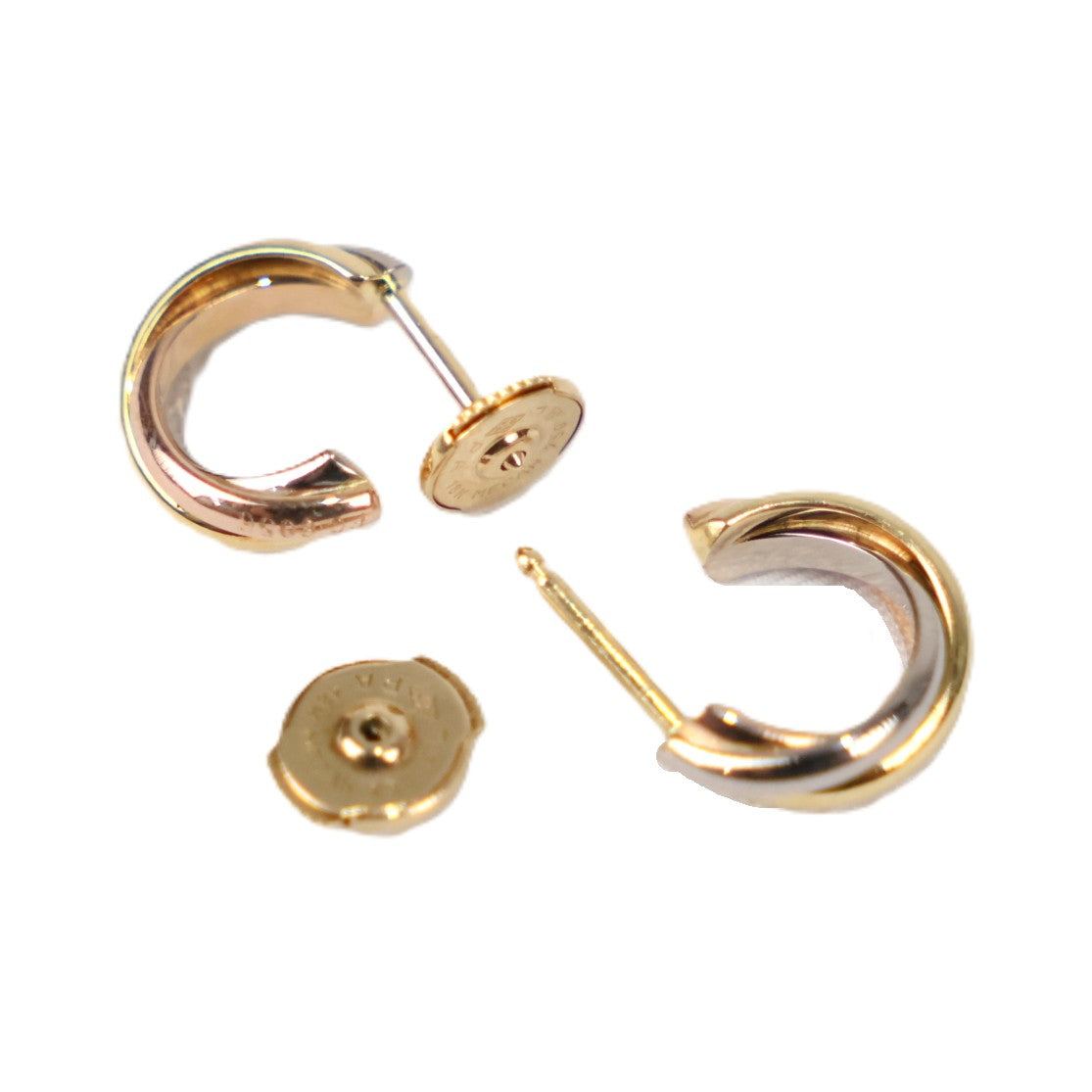 Cartier B8017100 Trinity Mini Model Earrings