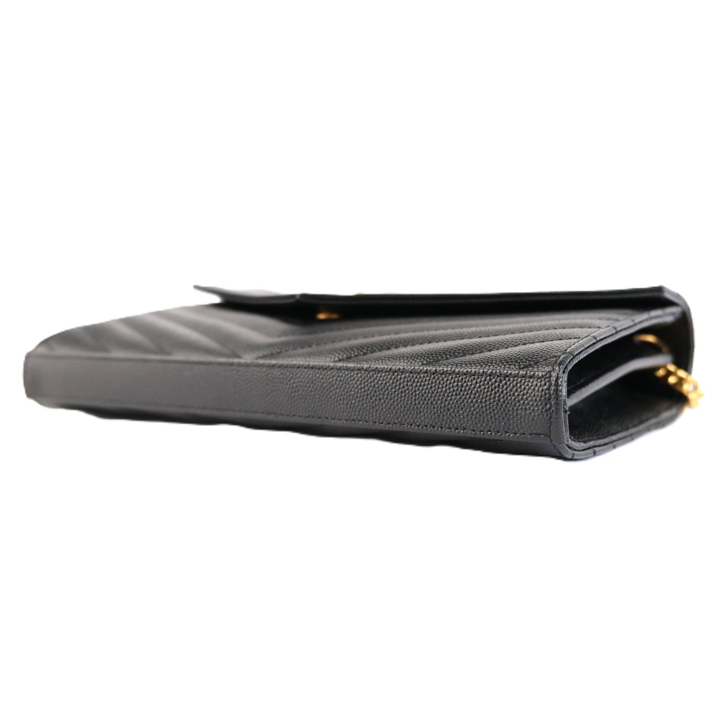 SAINT LAURENT 377828 BOW01 CASSANDRA WALLET ON CHAIN