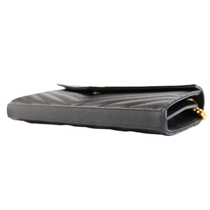 SAINT LAURENT 377828 BOW01 CASSANDRA WALLET ON CHAIN