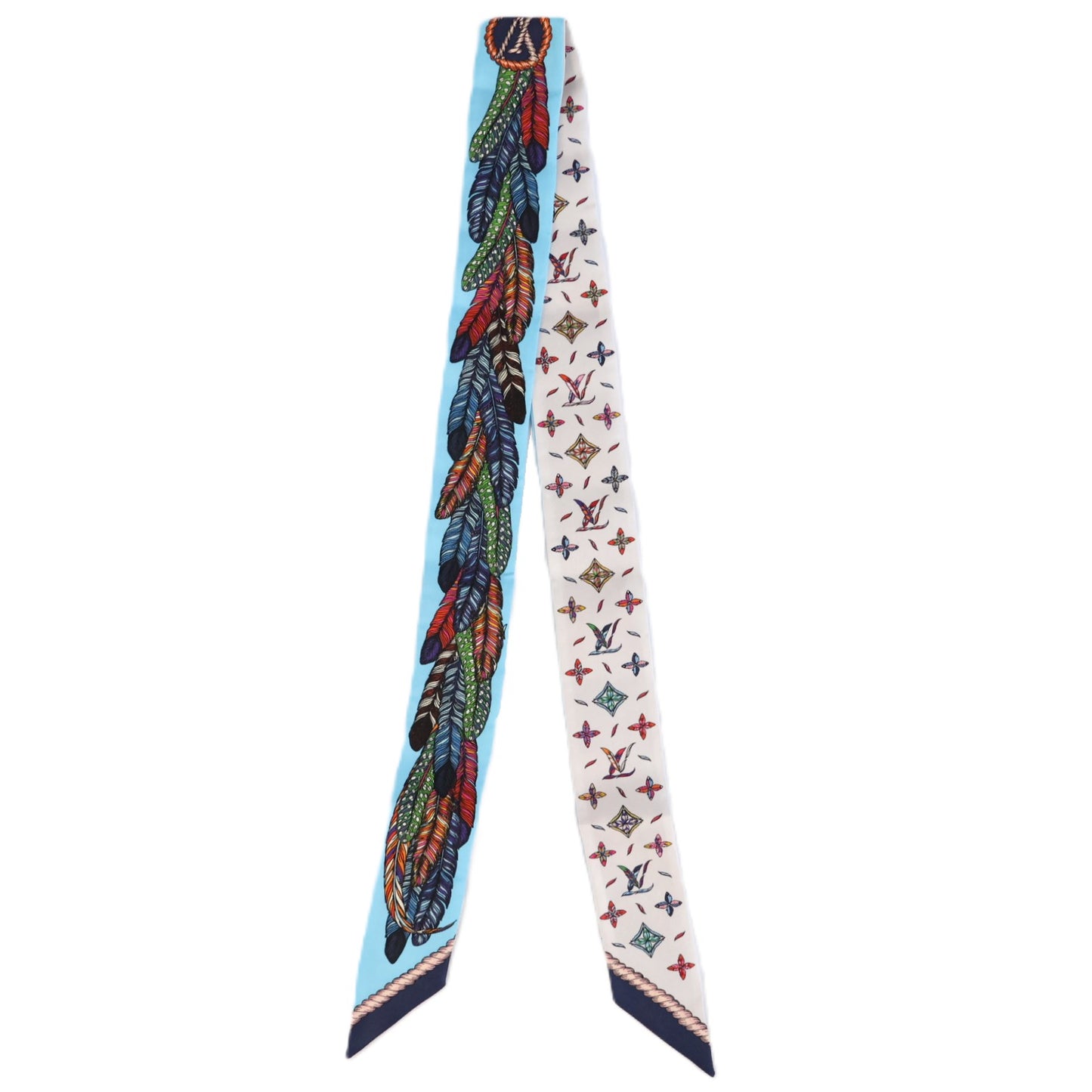LOUIS VUITTON M76114 BANDEAU BB LOVE BIRDS SCARF