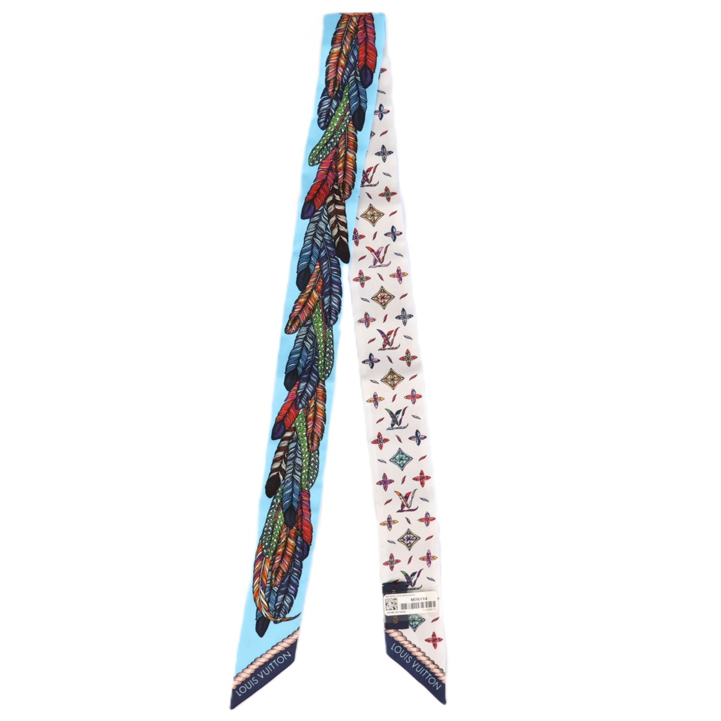 LOUIS VUITTON M76114 BANDEAU BB LOVE BIRDS SCARF