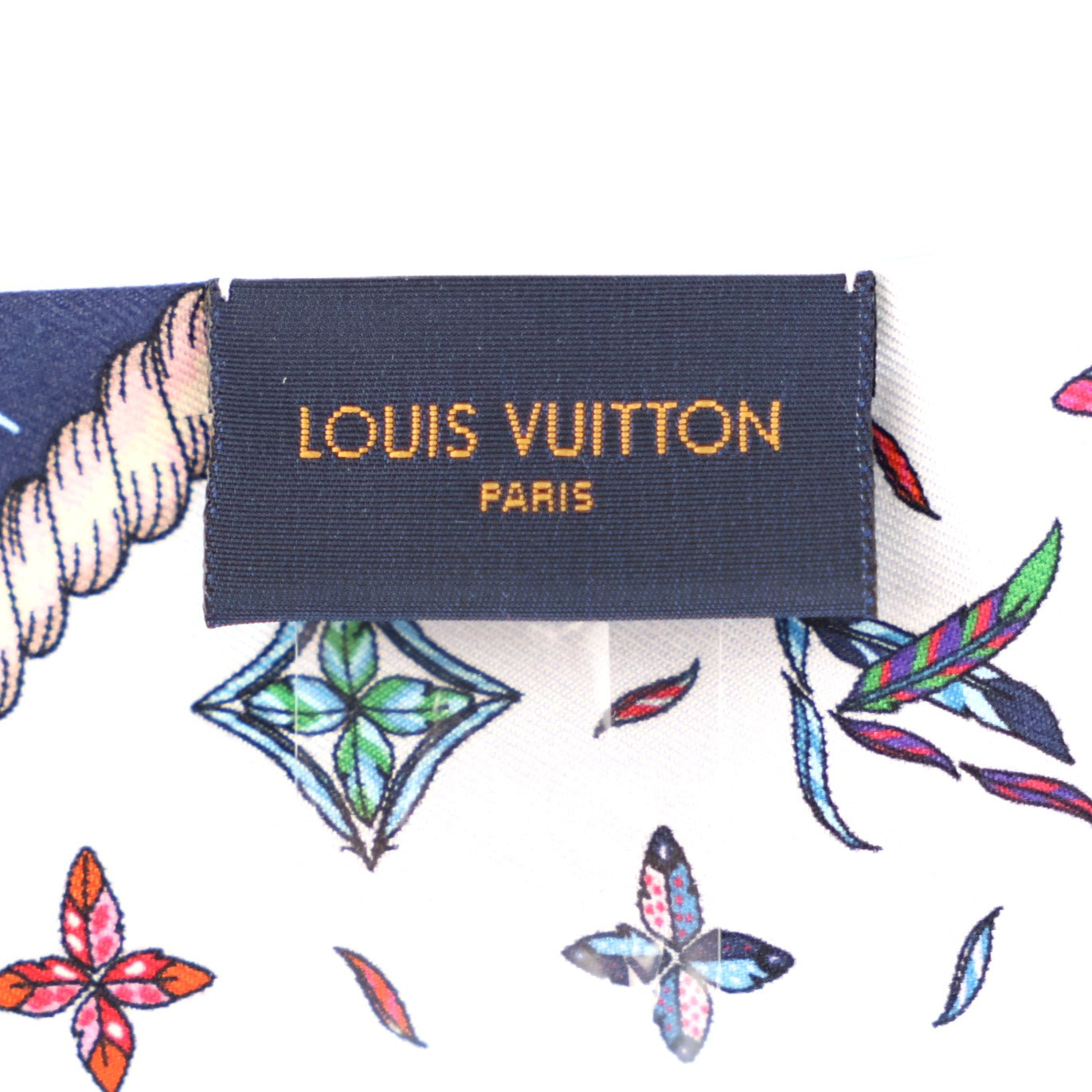 LOUIS VUITTON M76114 BANDEAU BB LOVE BIRDS SCARF