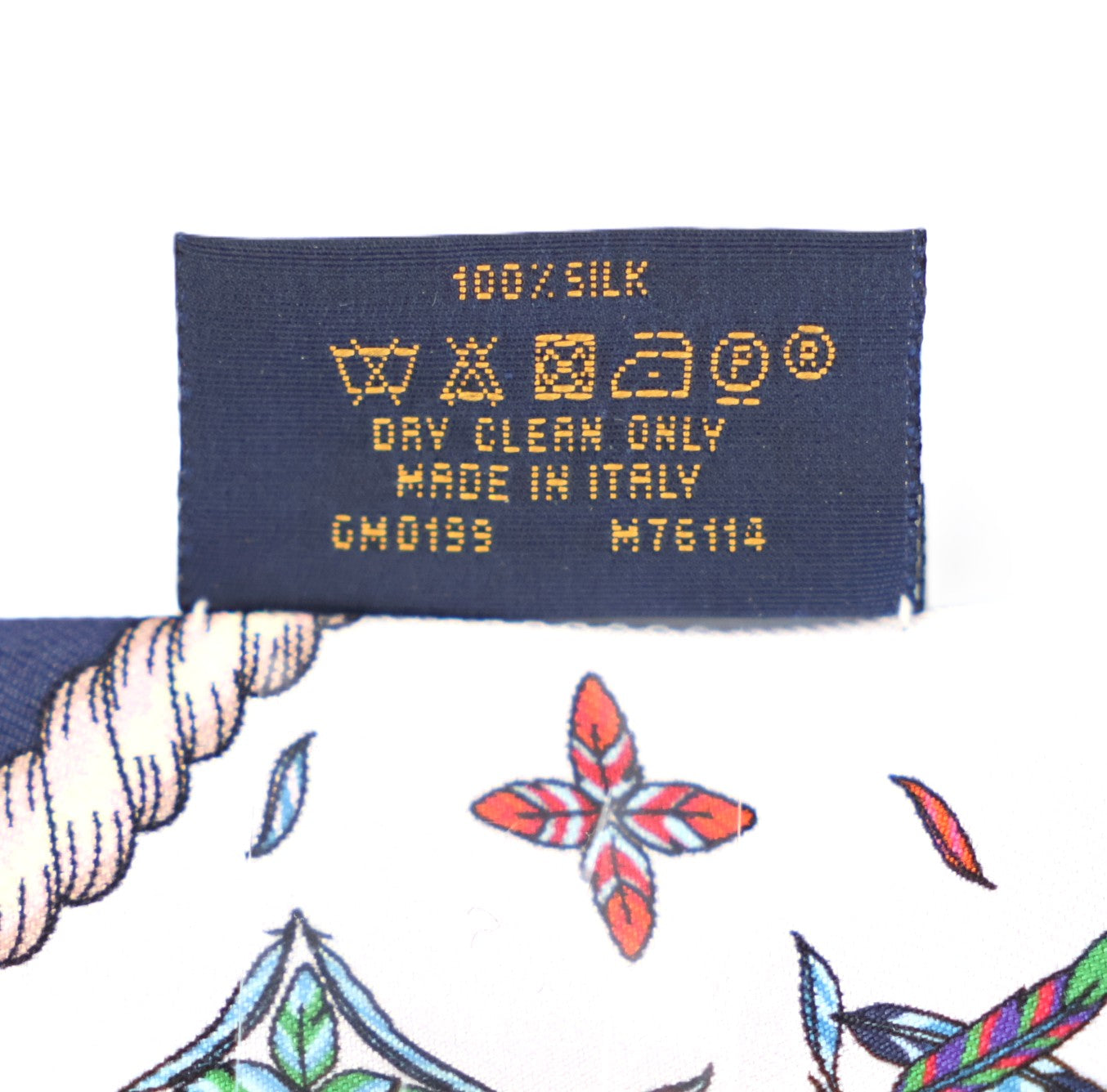 LOUIS VUITTON M76114 BANDEAU BB LOVE BIRDS SCARF