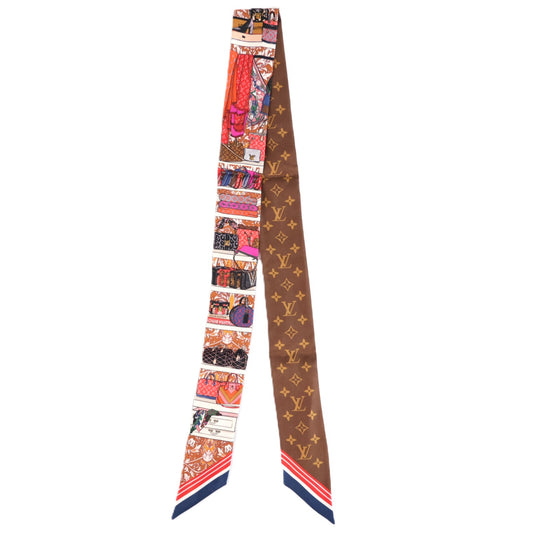 LOUIS VUITTON M76111 BANDEAU PRIVE BEIGE SCARF