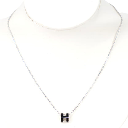 HERMES 147992FP POP H MINI NECKLACE