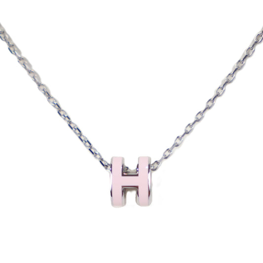HERMES 147992FP POP H MINI NECKLACE