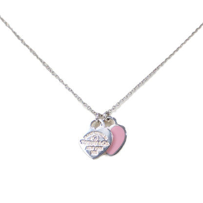 TIFFANY & Co. 70300060 Return to Tiffany Double Heart Tag Mini Necklace