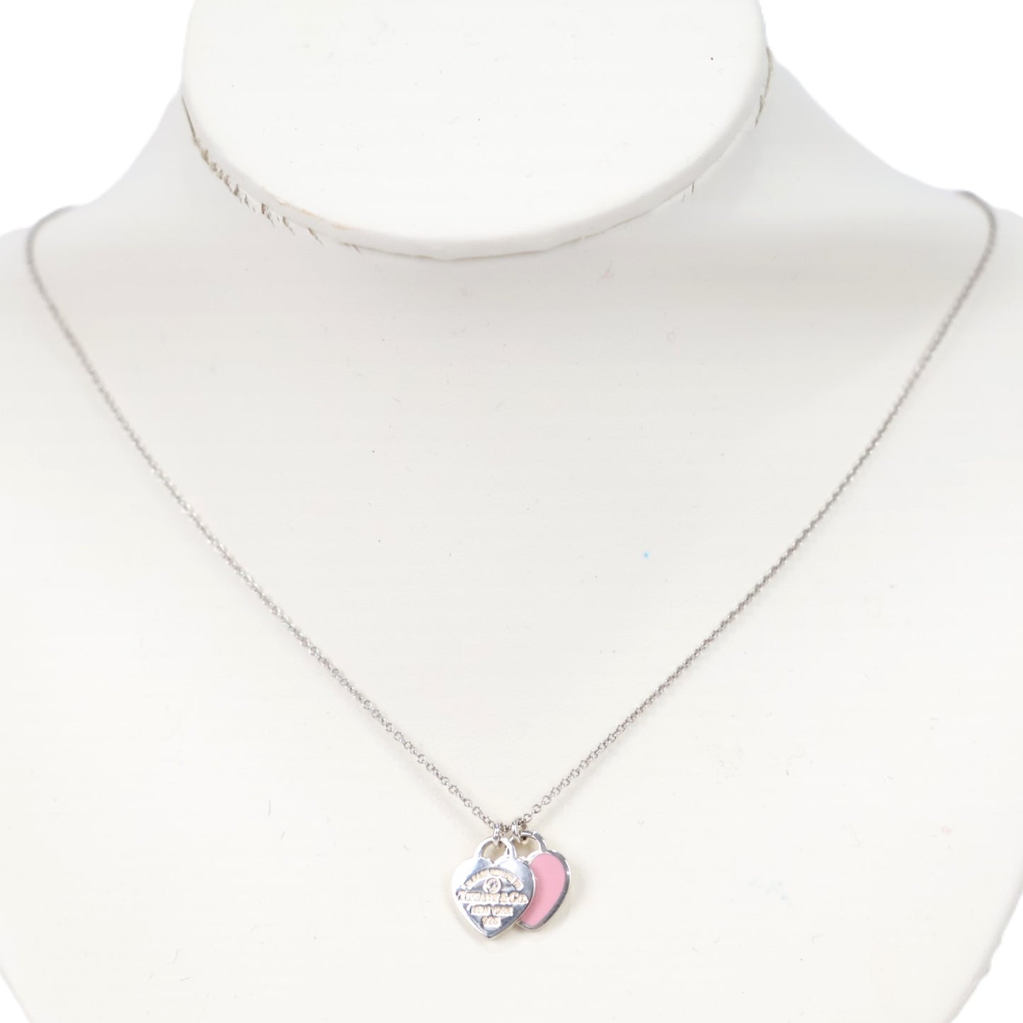 TIFFANY & Co. 70300060 Return to Tiffany Double Heart Tag Mini Necklace