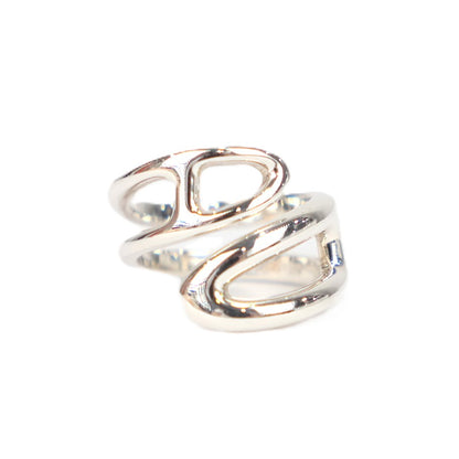 HERMES H117620B Chaine d'ancre Punk Small Model #51 Ring