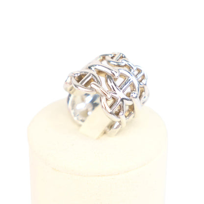 HERMES H109506B Chaine d'Ancre Enchainee Large Model #51 Ring