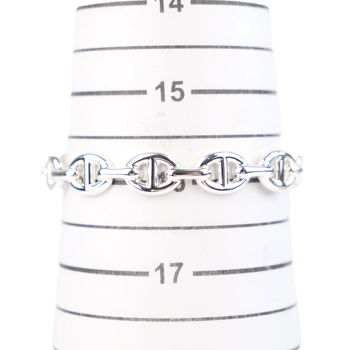 HERMES H109509B Chaine d'Ancre Enchainee Medium Model #SH Bracelet