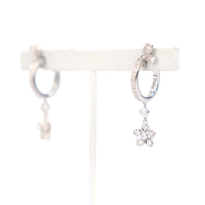 GRAFF RGE2162 Butterfly Diamond Hoop Earrings